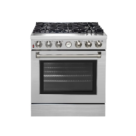 Forno Mazzanta 30In. Gas Range, 5 Burners FFSGS6242-30S